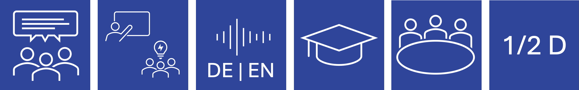 Graphische Darstellung der im Text beschriebenen Formate